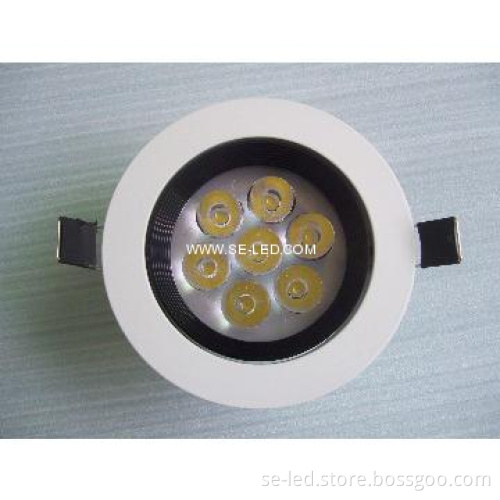 super flux round anti-dazzle led ceiling light 7watt with epistar